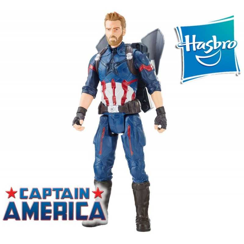Muñeco FX Capitan America 30 cms - Hasbro - Titan Hero Power FX