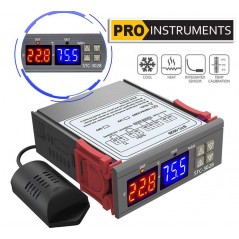 Termostato Controlador de Temperatura y Humedad 220V con Sonda Incluida - Pro Instruments