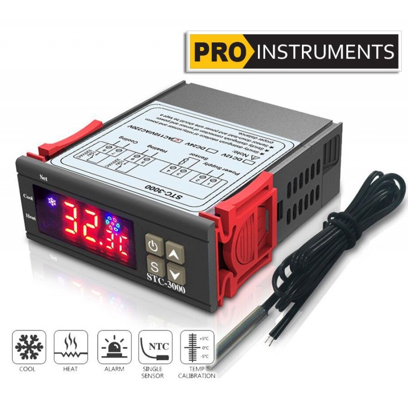 Controlador de Temperatura 220V con Sonda Incluida - Pro Instruments
