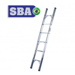 Escalera - 1,74 Mtrs - De Encostar de Aluminio - 6 peldaños - SBA - Paralela 