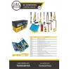 Kit de Herramientas para Constructor con caja de herramientas - 21 Piezas - Tramontina Master