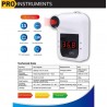 Termómetro Infrarrojo utomatico Corporal - Pared Fijo - Pro Instruments - Con alarma de fiebre Lectura instantánea, y precisa 