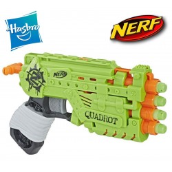 Lanzador Nerf Zombie Strike Quadrot - Hasbro