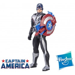 Muñeco FX Capitán América 30 cms - Hasbro - Titan Hero Power FX - Marvel Avengers