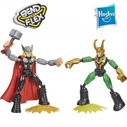 Thor Vs Loki Avengers Marvel Averngers Bend And Flex - Hasbro