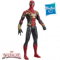 Muñeco Spider-Man con traje de integración de Iron Spider 30 cms - Hasbro - Titan Hero Series