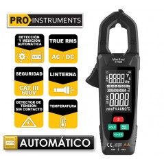 Pinza Amperimetrica Automatica - Mastfuyi by Pro Instruments - FY382 - True RMS / VDC 600V / VAC 600V / AAC 600A
