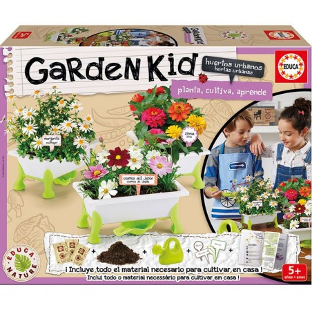 Garden Kid Cosmos del Japon Margarita y Zinnia - Educa